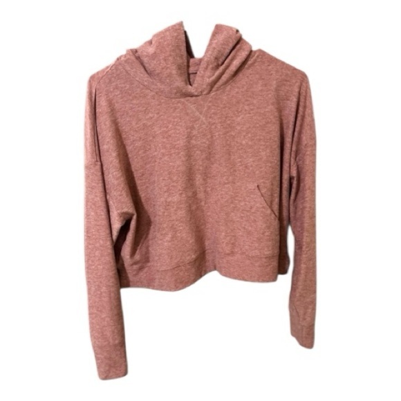 Fabletics Tops - Fabletics Dusty Rose Cropped Hoodie Size Small EUC